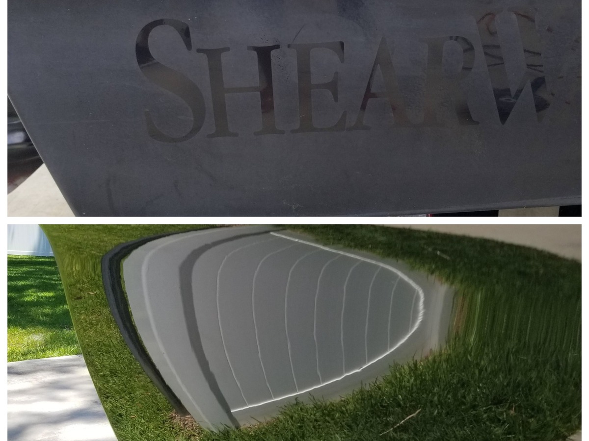 Apollo Beach boat hull gelcoat restoration before and after by Gulf Coast Fiberglass and Gelcoat